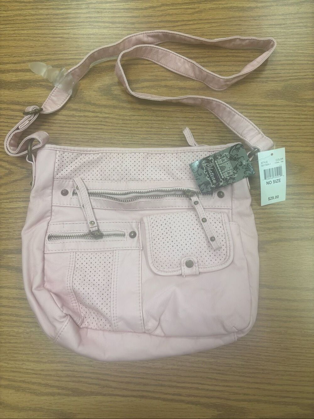 Baby pink Château purse, NWT 